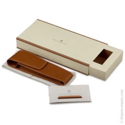 Graf Von Faber-Castell Epsom Tapered Pen Case For Two -Office Supplies Sale 149127
