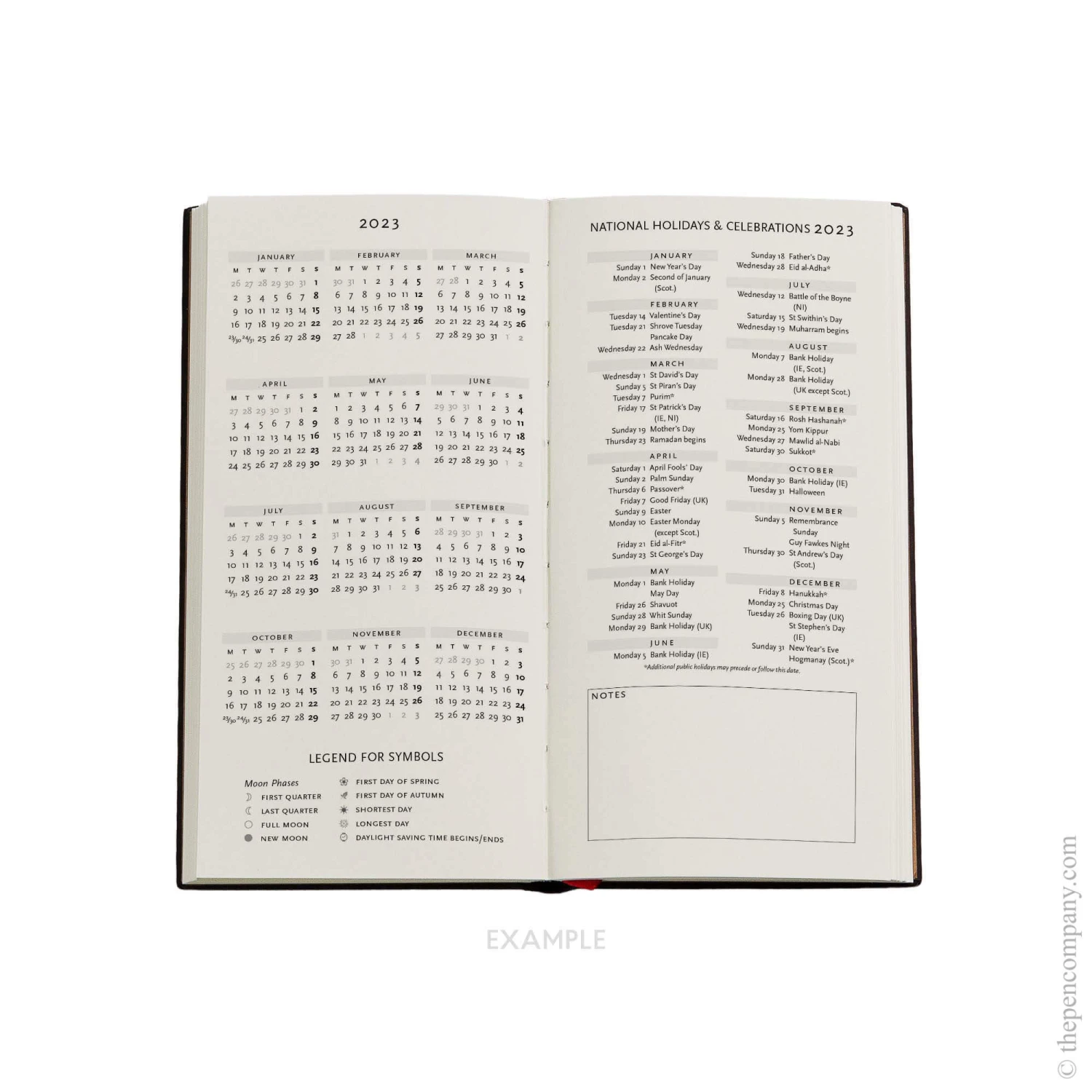 Slim Paperblanks Old Leather Collection 2023 Diary 8 Slim Paperblanks Old Leather Collection 2023 Diary - Image 6