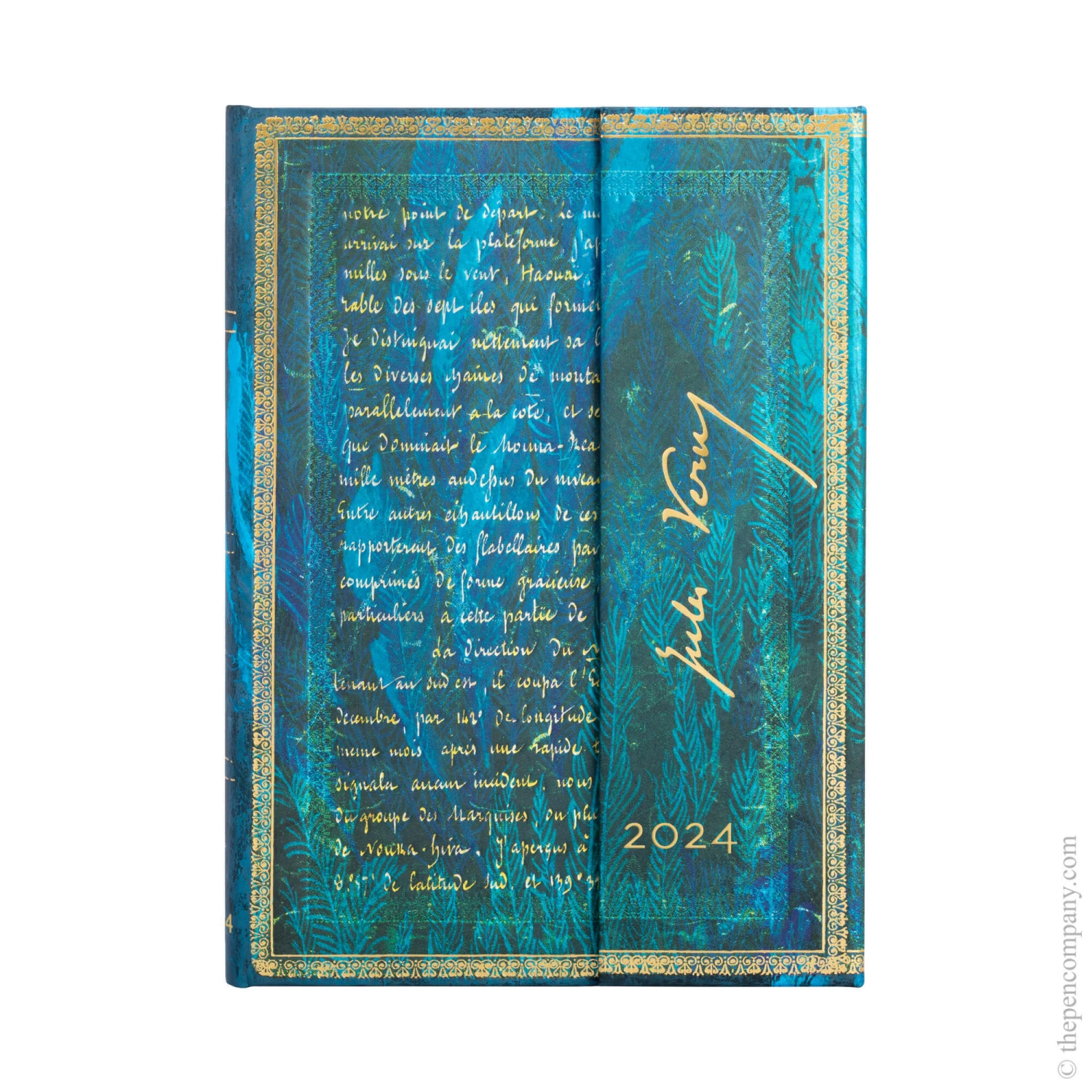 Midi Paperblanks Embellished Manuscripts Collection 2024 Diary Verne, Twenty Thousand Leagues Horizontal Week-to-View 3 Midi Paperblanks Embellished Manuscripts Collection 2024 Diary Verne, Twenty Thousand Leagues Horizontal Week-to-View
