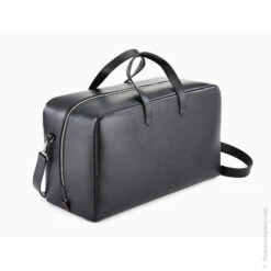 Caran D'Ache La Collection De La Maison Zipped Leather Weekend Travel Bag