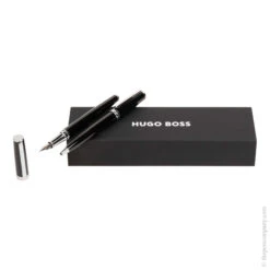 Hugo Boss Gear Icon Ballpoint & Fountain Pen Set