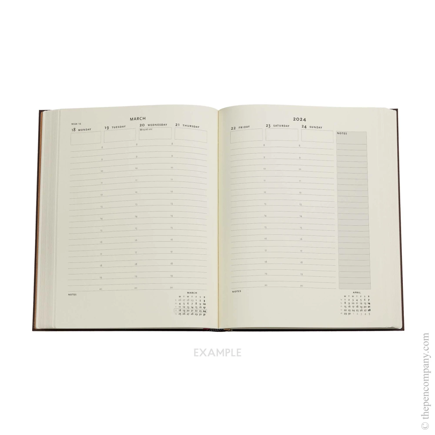 Ultra Paperblanks Turquoise Chronicles 2024 Diary Vertical Week-to-View 6 Ultra Paperblanks Turquoise Chronicles 2024 Diary Vertical Week-to-View - Image 4