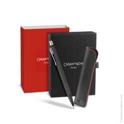 Caran D'Ache Ecridor Mechanical Pencil & Leather Case Set -Office Supplies Sale 547774