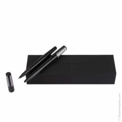 Hugo Boss Gear Minimal Ballpoint & Rollerball Pen Set