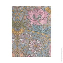 Ultra Paperblanks William Morris 2024 Diary Morris Pink Honeysuckle Vertical Week-to-View -Office Supplies Sale 626582