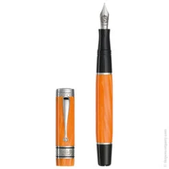 Forest Orange Montegrappa Duchess Of York Fountain Pen - Double Broad -Office Supplies Sale 717185