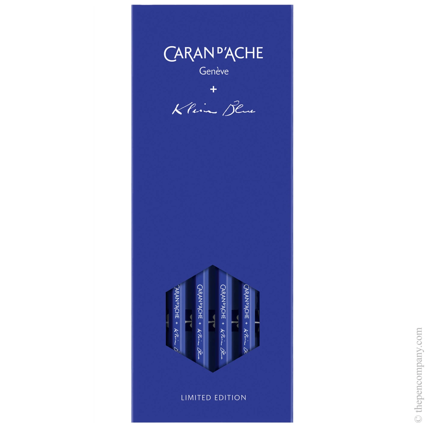 Caran D'Ache Set Of 4 Graphite Pencils Klein Blue 4 Caran D'Ache Set Of 4 Graphite Pencils Klein Blue - Image 2