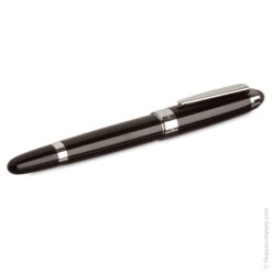 Black/Chrome Hugo Boss Icon Fountain Pen -Office Supplies Sale 812428
