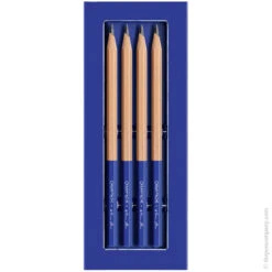 Caran D'Ache Set Of 4 Graphite Pencils Klein Blue 7 Caran D'Ache Set Of 4 Graphite Pencils Klein Blue -Office Supplies Sale 843279