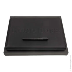 Hugo Boss Label Fountain Pen & A5 Conference Folder Set