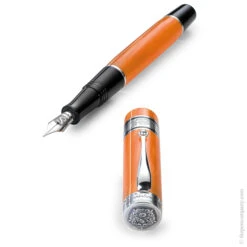 Forest Orange Montegrappa Duchess Of York Fountain Pen - Double Broad -Office Supplies Sale 926073
