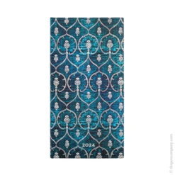 Slim Paperblanks Blue Velvet 2024 Diary