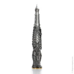 Silver Montegrappa Viking Fountain Pen - Double Broad -Office Supplies Sale 980994